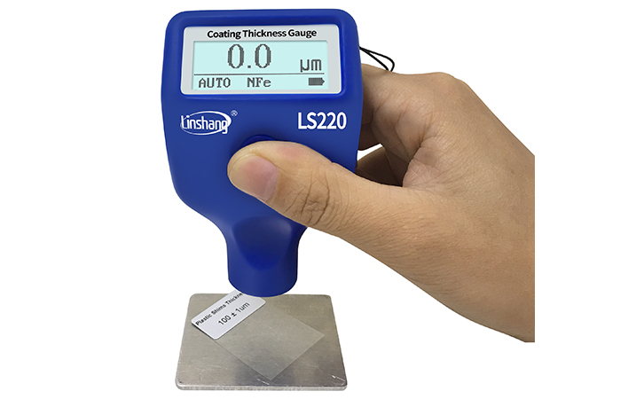 高精度涂層測(cè)厚儀調(diào)零圖片