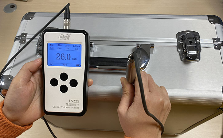 鍍層測厚儀測量鋁箱 鍍層測厚儀測量鋁箱